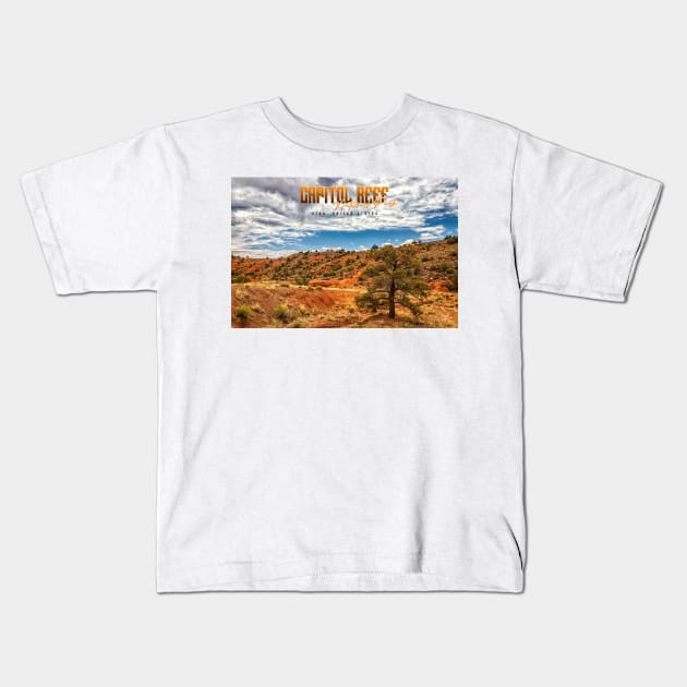 Capitol Reef National Park Kids T-Shirt by Gestalt Imagery